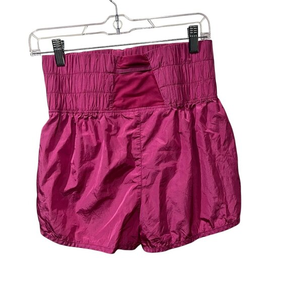 Free people movement The Way Home High-Waisted pink Magenta Shorts size large - Picture 4 of 7